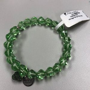 Alex and Ani green wrap bracelet